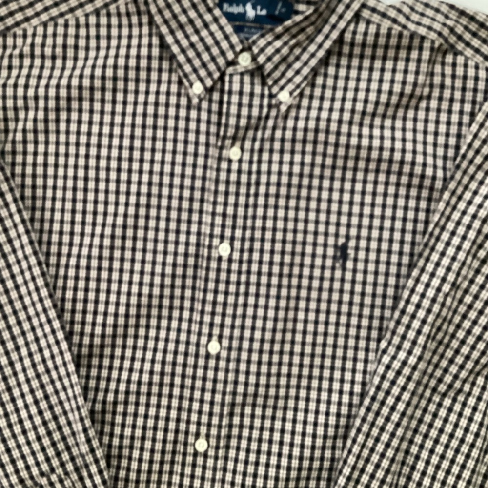Polo Ralph Lauren Men’s Blake Button-Down 100% Cotton Shirt Blue Sz. XL - Picture 3 of 7